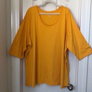 Woman Within Woman’s 3X Orange/Yellow Blouse